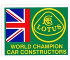 DECAL - LOTUS WORLD CHAMPIONS (STK-10)