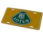 LOTUS LICENSE PLATE
