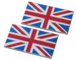 METAL UNION JACK FLAG S/ADHESIVE