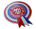 BMC ROSETTE MG GRILLE BADGE