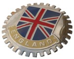 ENGLAND CAR GRILLE BADGE