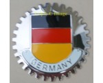 German Flag Car Grille Badge