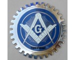 Masonic car grille badge Triple-C