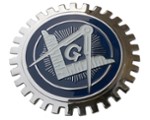 MASONIC CAR GRILLE BADGE