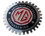 MG ABINGDON-ON-THAMES GRILLE BADGE