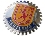 SCOTLAND CAR GRILLE BADGE