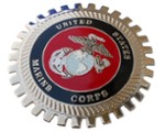 US MARINES - GRILLE BADGE