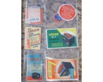 JOSEPH LUCAS 50s STICKER/DECAL SET 6 PIECES