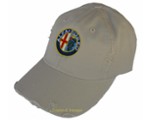 DISTRESSED ALFA ROMEO EMBROIDERED HAT