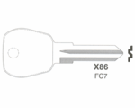 Jaguar replacement key