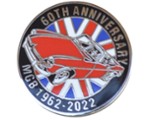 MGB 60TH ANNIVERSARY PIN