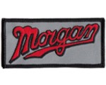 MORGAN SCRIPT EMBROIDERED PATCH