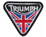 PATCH - TRIUMPH MOTORCYCLE / UNION JACK