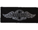 PATCH - MORGAN WINGS ON BLACK BACKGROUND