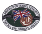 MG ABINGDON - EMBROIDERED PATCH