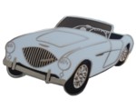 AUSTIN-HEALEY 100-4 CUT OUT LAPEL PIN