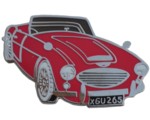 AUSTIN-HEALEY 3000 CUT OUT LAPEL PIN