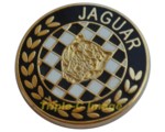 JAGUAR CHEQUERED LAPEL PIN