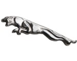 JAGUAR LEAPING CAT LAPEL PIN - CHROME