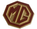 MG OCTAGON LAPEL PIN