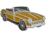 MG CHROME BUMPER MIDGET LAPEL PIN