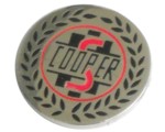 COOPER S ROUND LAPEL PIN