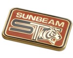 SUNBEAM TIGER LAPEL PIN (RECT)