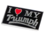 I LOVE MY TRIUMPH LAPEL PIN