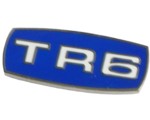 TRIUMPH TR6 LOGO BLUE