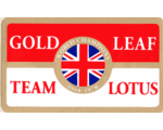 GOLD LEAF TEAM LOTUS DECAL