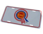 BMC ROSETTE LICENSE PLATE - TAG