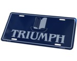 TRIUMPH SHIELD LICENSE PLATE - TAG