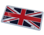 UNION JACK LICENSE PLATE - TAG