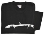 AUSTIN HEALEY SILHOUETTE BLACK T-SHIRT