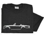 TRIUMPH TR6 SILHOUETTE ON BLACK T-SHIRT