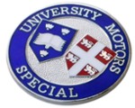 UNIVERSITY MOTORS SPECIAL BADGE