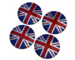 WHEEL CENTER - UNION JACK - 56mm