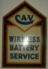 Enamel CAV sign