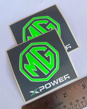 DECAL - MG X POWER (PAIR) (STK-69x2)