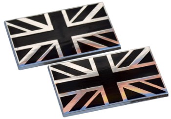 BLACK JACK - UNION JACK BODY BADGE (2) (BB_UJ/BKX2)