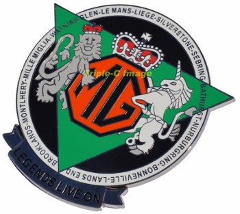 MG LEGENDS GRILLE BADGE (BGE_MGL)