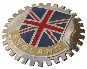 ENGLAND CAR GRILLE BADGE (BGE_STEN)