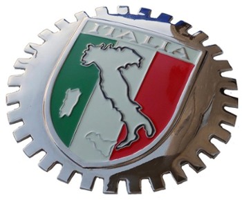 GRILLE BADGE - ITALIA OUTLINE (BGE_STIT2)