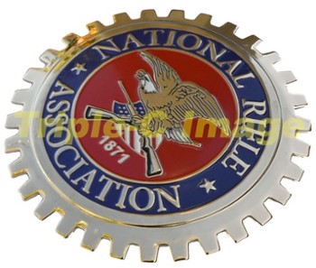 NATIONAL RIFLE ASSOCIATION GRILLE BADGE (BGE_STNRA)