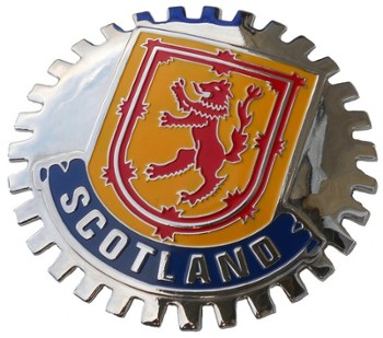 SCOTLAND CAR GRILLE BADGE (BGE_STSC)