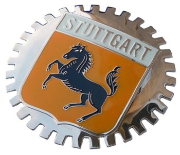 STUTTGART CAR GRILLE BADGE (BGE_STST)