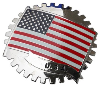 USA STARS AND STRIPES GRILLE BADGE (BGE_STUSA)