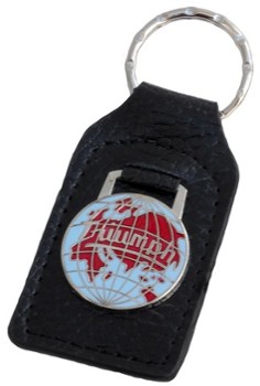 TRIUMPH WORLD RED/BLUE KEY FOB (FOB_TR-WLD-BL)