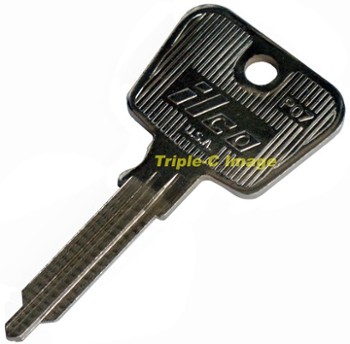 PORSCHE PO7 911, 912, 914 IGNITION KEY (KB-PO7)