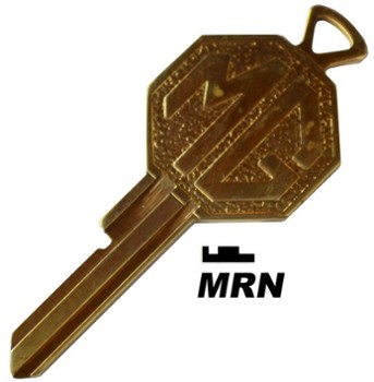 MG CRESTED BRASS MRN KEY (P1028/MRN)